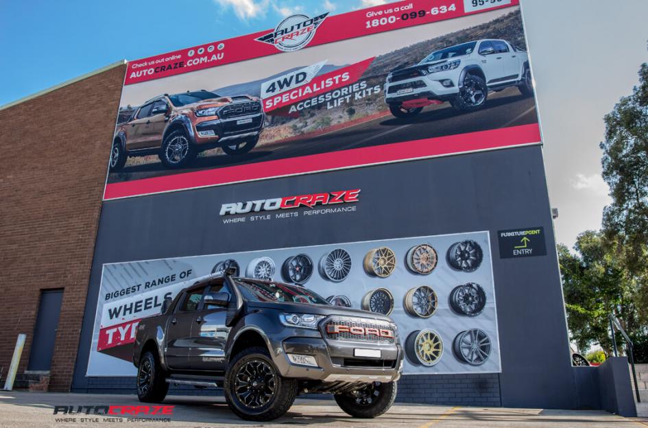 FORD RANGER ASSAULT GLOSS BLACK MILLED ACCENTS